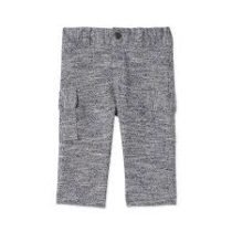 Charcoal Melange Cargo Knit Short