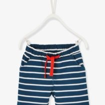 Navy & White Nautical Stripe Bermuda