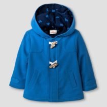 Royal Blue Toggle Duffle Coatigan