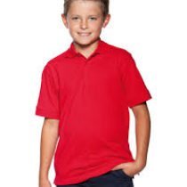 Solid Vibrant Red Classic Pique Polo