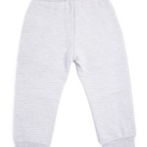 White Textured Waffle Knit Lounge Pant