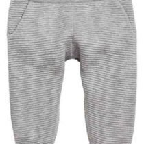 Fine Stripe Elastic Waist Cotton Pant