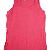 Hot Pink Solid Casual Summer Singlet