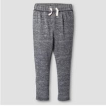 Charcoal Ribbed Cuff Elastic Sweatpant