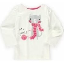 White Kitten & Yarn Long Sleeve Tee