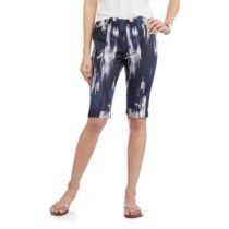 Tie-Dye Wash Stretch Bermuda Short