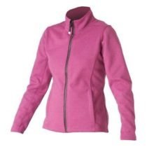 Magenta Full Zip Stand Collar Fleece