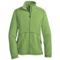 Olive Green Zip Fleece Sport Jacket