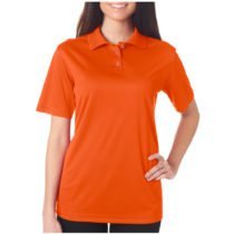 Vibrant Orange Sport Pique Polo