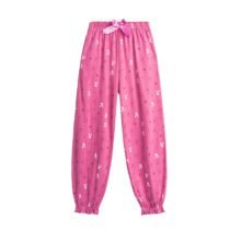 Bright Pink Star Print Sleepwear Pant
