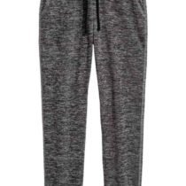 Charcoal Space-Dye Knit Pant
