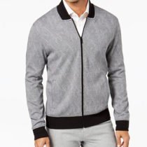 Bomber Knit Zip Cardigan Jacket