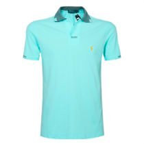 Mint Green Contrast Polo