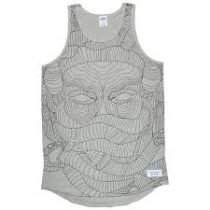 Curved Hem Tribal Art Tank