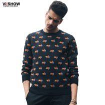 Allover Micro Pattern Knit Pullover